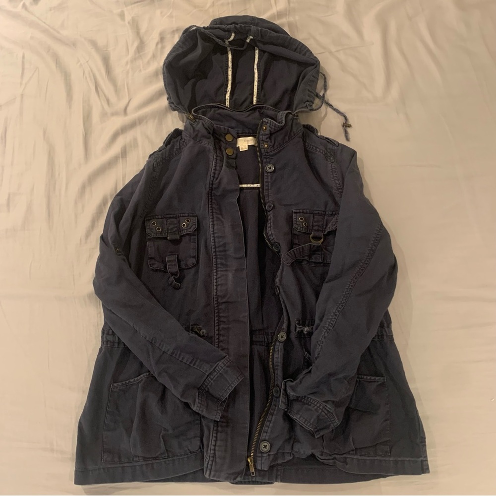 Faith 21 Womens Blue Denim Jacket